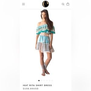 Erika Peña Ikat Rita Shirt Dress